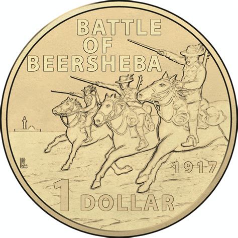 2017 $1 Battle of Beersheba Charge of The Light Horsemen Uncirculated Coin - Town Hall Coins and ...