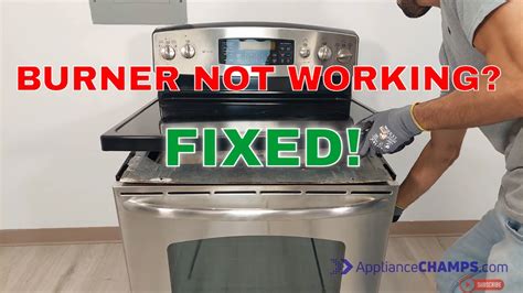 Fix Electric Stove Burner Not Working - Complete Diagnostic and Repair ...