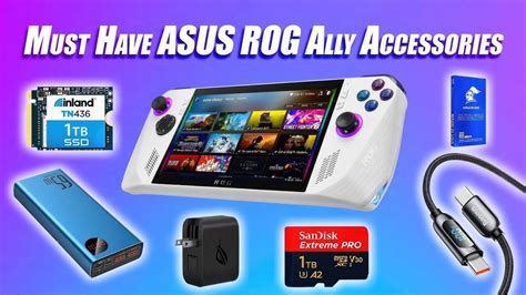 Must Have ASUS ROG ALLY Accessories! - The GamePad Gamer