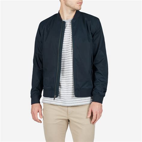 The Cotton Bomber Dark Navy – Everlane