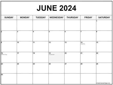 2024 June Calendar With Holidays Onlinesbi - Drona Ginevra