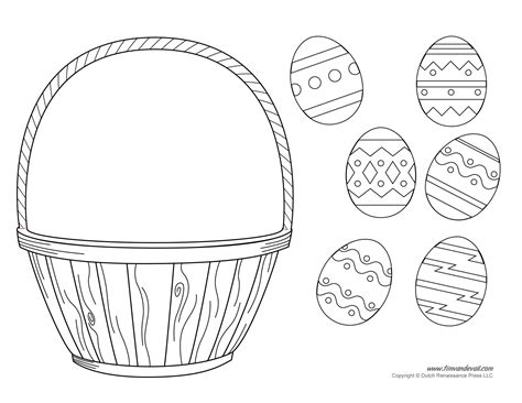 Easter Basket Drawing at GetDrawings | Free download