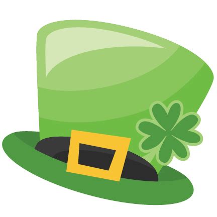 St. Patrick's Day Leprechaun Hat SVG scrapbook cut file cute clipart ...