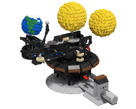 LEGO MOC Planet Orrery with shining Sun (MOD) by Kaero | Rebrickable - Build with LEGO