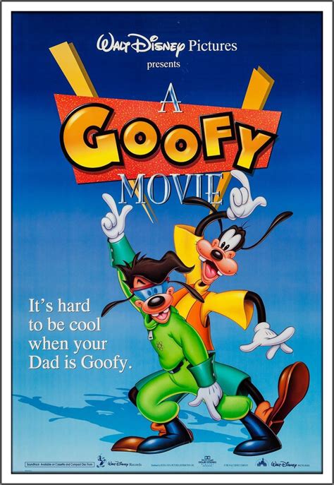 A Goofy Movie (1995) | Classic disney movies, Disney movie posters, Goofy movie