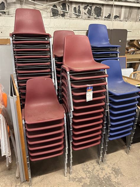 USED ASSORTMENT OF STACK CHAIRS - Carroll's Office Furniture