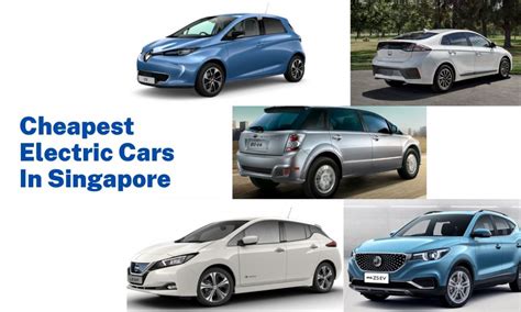 5 Electric Cars You Can Buy In Singapore Cheaper Than The Model 3