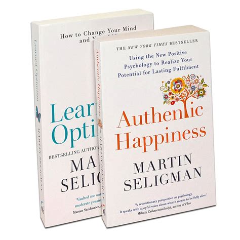 Martin Seligman 2 Books Set Collection, Authentic Happiness, Learned O – Lowplex