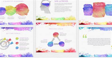 Watercolor PowerPoint Template, Presentation Templates - Envato Elements