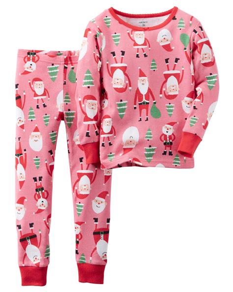 Carter’s® Infant & Toddler Girls' Christmas Pajamas - Santa | Shop Your ...