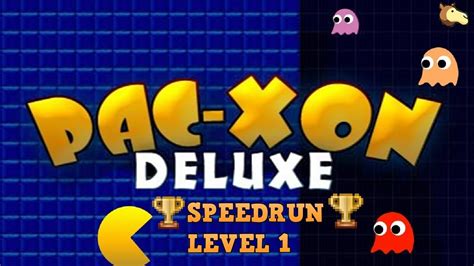 PACXON DELUXE - Speedrun - Level 1 - 14.29 - YouTube