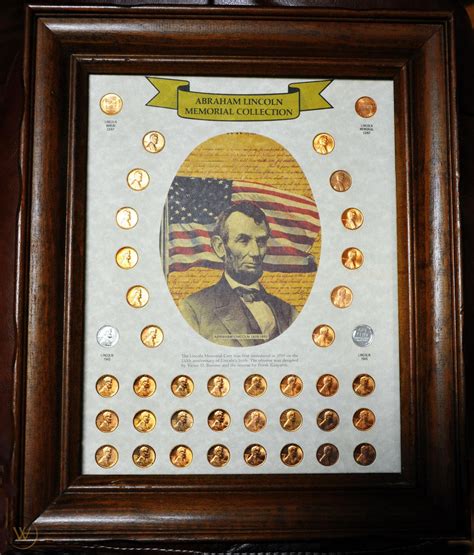 Abraham Lincoln Framed Memorial Coin Collection | #1723575225