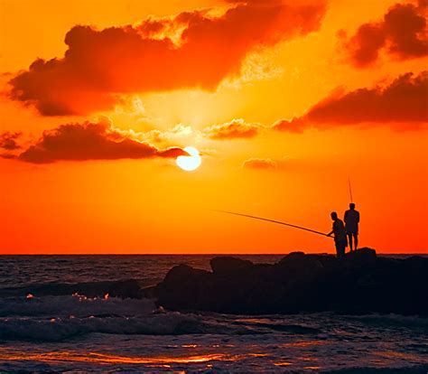 Sunset Fishing - a photo on Flickriver