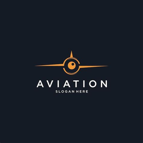 Premium Vector | Aviation logo design