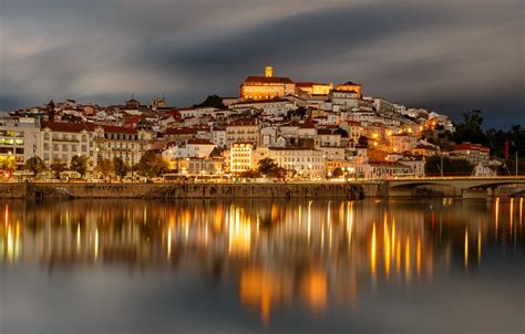 Wallpaper bridge, river, building, home, Portugal, Portugal, Coimbra ...