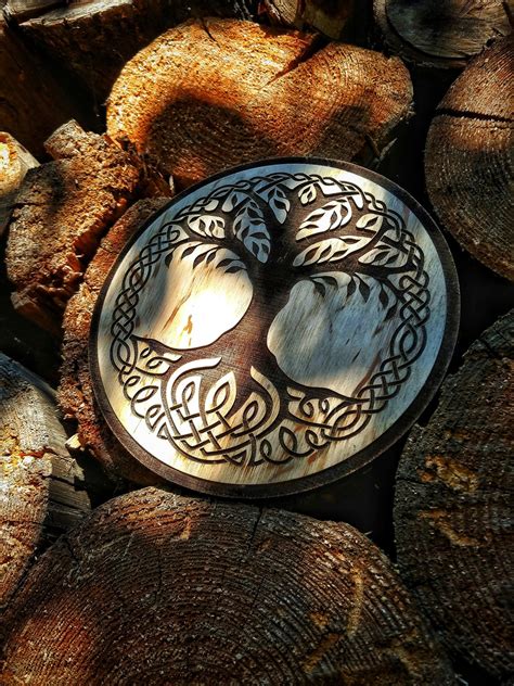 Tree of Life Wood Carving Celtic Tree of Life Wood art | Etsy