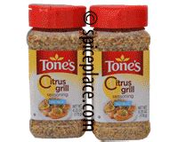 Tones Citrus Grill Seasoning 2 x 6.25oz (178g) 14.49 - Spice Place