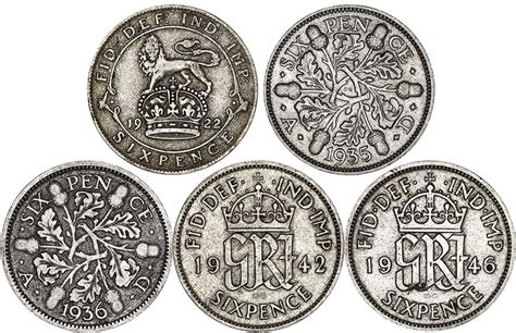 Memorabilia Art & Collectibles 1918 Sterling Silver 6 pence sixpence coin Collectibles etna.com.pe