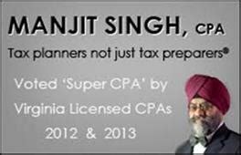 Manjit Singh CPA - Accountant in Ashburn, VA & Servicing USA | Sulekha