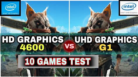 Intel HD Graphic 4600 Vs Intel UHD Graphic G1 | 10 Games Tested | Which ...