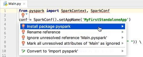 PySpark - Installation and configuration on Idea (PyCharm)