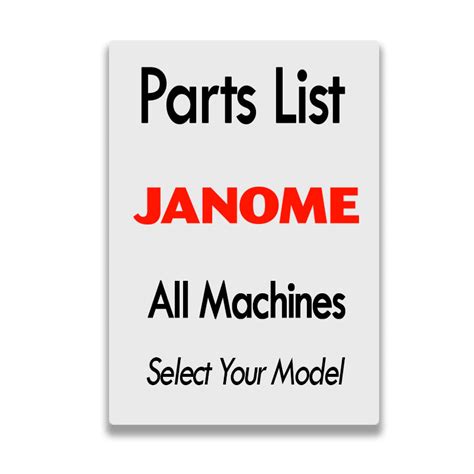 Replacement Parts Janome Sewing Machine | Reviewmotors.co