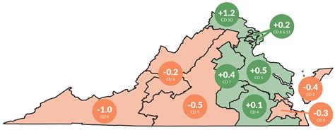 Virginia Political Map 2021