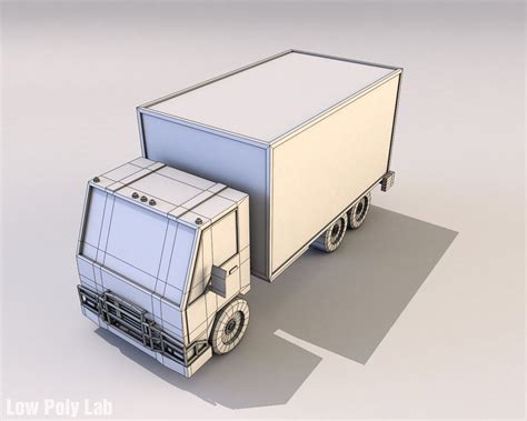 Low poly truck #poly, #truck | Low poly 3d models, Low poly 3d, Low poly