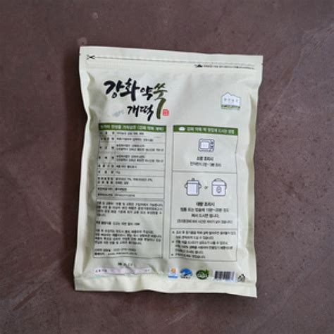 [MILLS EXPRESS] GANGHWA Wormwood Rice cake (Gaetteok) 1kg | Seoul Mills