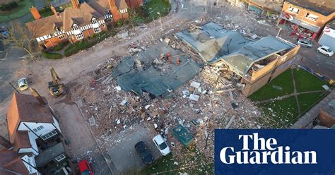 Drone footage shows aftermath of Wirral gas explosion – video | UK news ...