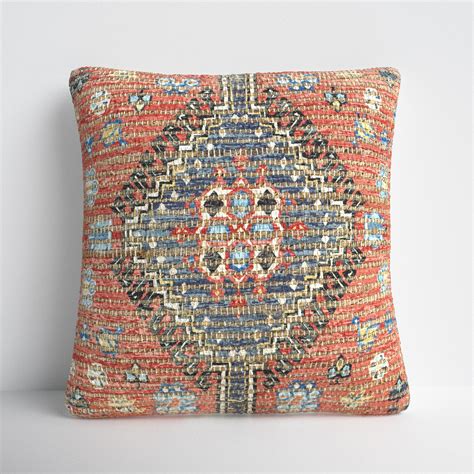 Joss & Main Vince Embroidered Throw Pillow & Reviews | Wayfair