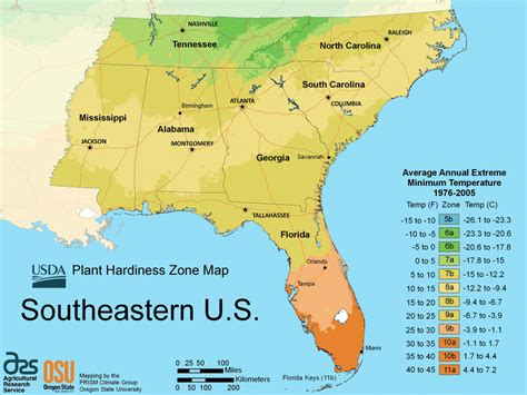 Physical Map Of The Southeast United States - Printable Map