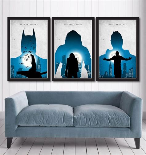 Batman Trilogy Poster Set