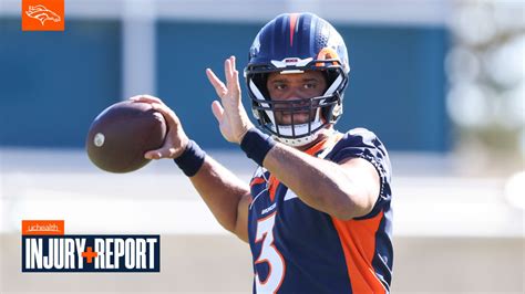 Injury Report: Russell Wilson listed as questionable for Broncos ...