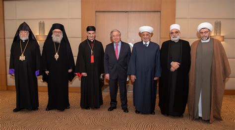 Lebanese religious leaders stress unity after meeting with U.N. chief ...