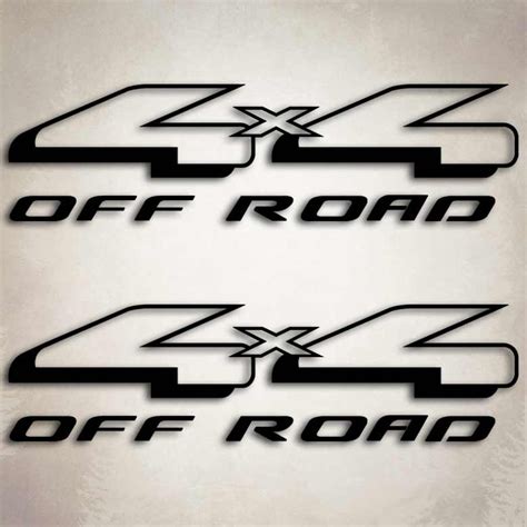 4x4 F-150 Truck Decals | Ford Off Road Vinyl Replacement Sticker