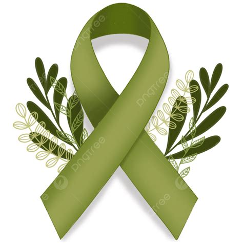 Mental Health Awareness, Mental Health, Mental, Green Ribbon PNG Transparent Clipart Image and ...