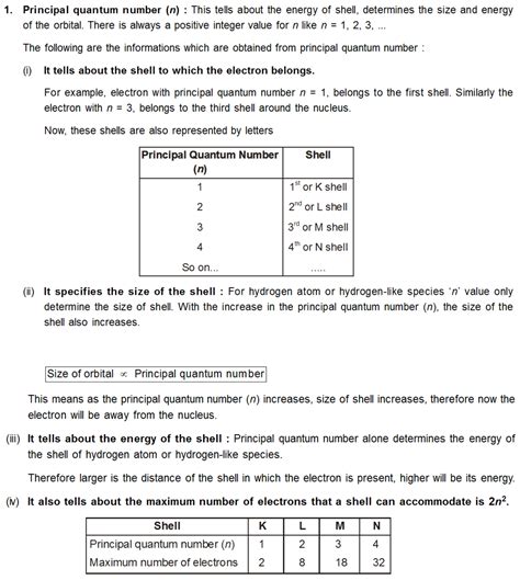 CONCEPT OF SHELL AND SUBSHELL