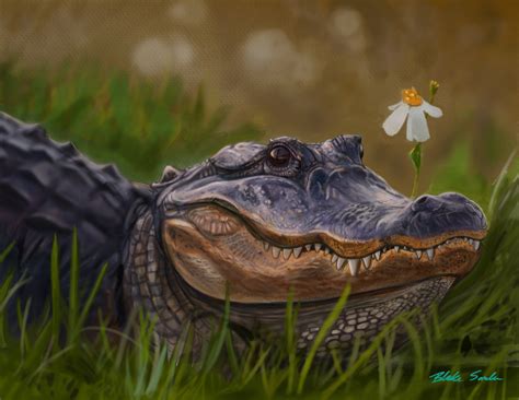 ArtStation - Alligator Digital Painting