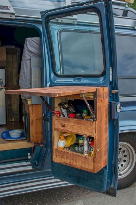 80+ Awesome DIY Camper Van Conversion for Road Trip Vacation | Van life diy, Van life, Storage hacks