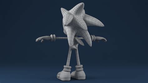 Sonic Hedgehog Character 3D Model - TurboSquid 1446632