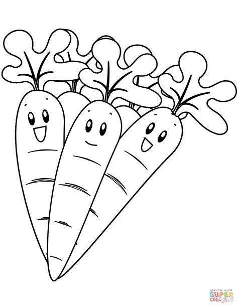 View Bunny With Carrot Coloring Pages Images - Coloring