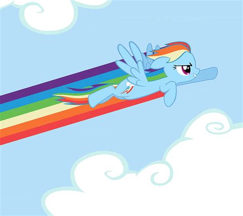 Cloudsdale, equestria, mlp, rainbow dash, HD wallpaper | Peakpx