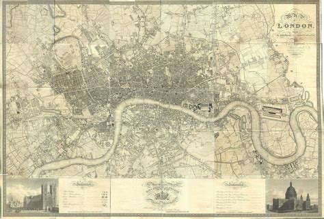 Victorian London map - Map of victorian London (England)