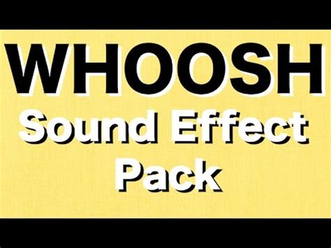 Whoosh sound effects free download - collectionsgas