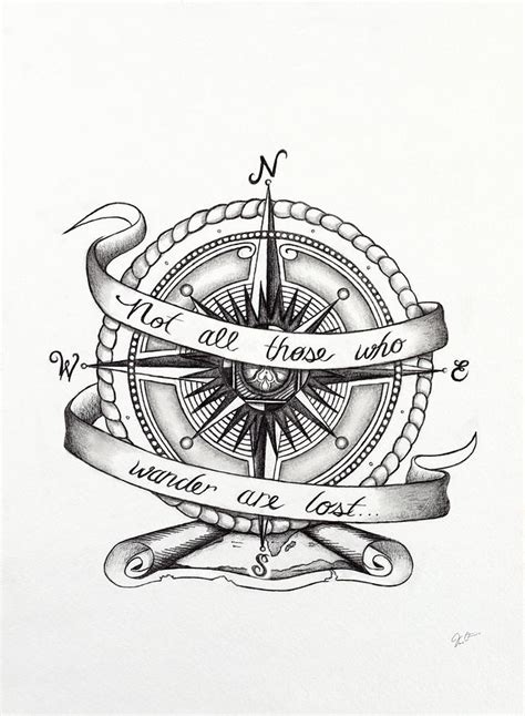 Compass Drawing Drawing by Jon Cotroneo - Pixels