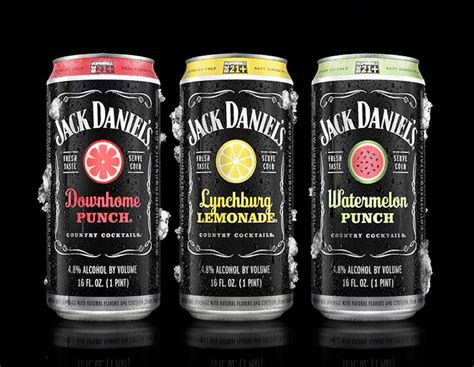 Jack Daniel's Country Cocktails — The Dieline | Packaging & Branding ...