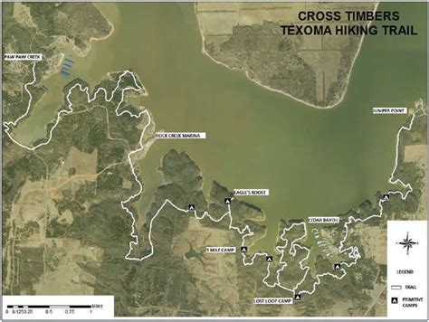 Cross Timbers Hiking Trail in Gordonville, TX near Lake Texoma