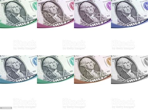 One Dollar Bill Background Collection Stock Photo - Download Image Now ...