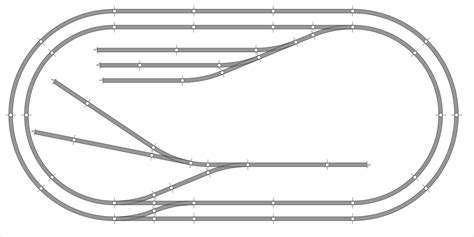 Scale H0/00, Peco Setrack | Model railway track plans, Model train layouts, Model trains